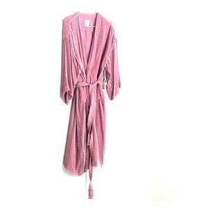 GAP Crushed Velvet Tie-Belt Duster